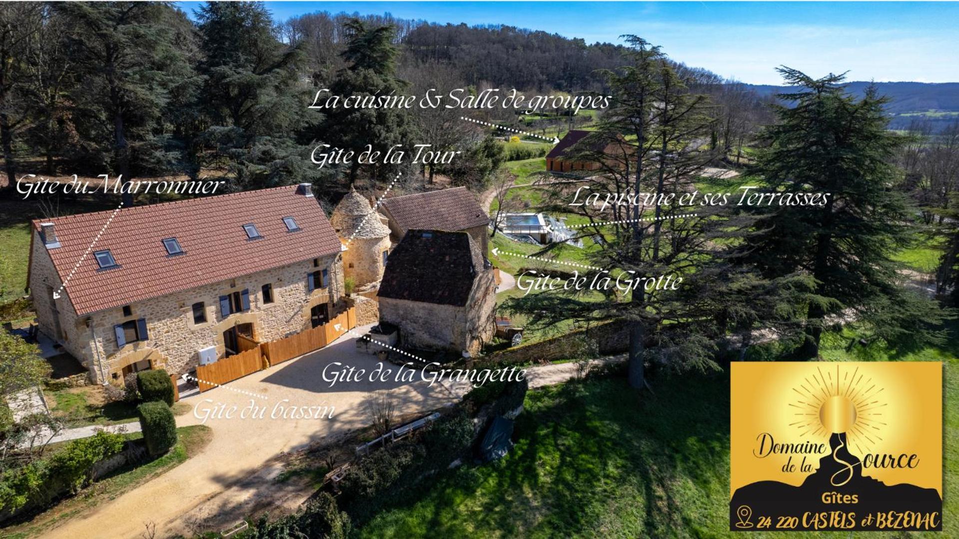 Domaine De La Source Castels Exterior foto